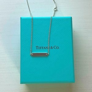 Tiffany & Co. Sterling Silver 16” tag chain-NEW condition in original box & bag